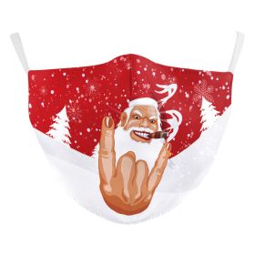 Christmas Digital Printing Protective Mask (Option: B178 795-Average Size)