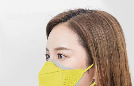 Comfortable 3-layer Thin Disposable Breathable Face Mask (Option: Yellow-50PCS)