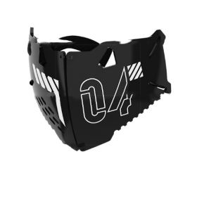 Punk Mask Cat Ears Sci-fi Machinery (Option: Mask black and white)