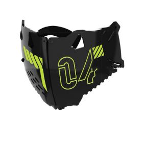 Punk Mask Cat Ears Sci-fi Machinery (Option: Mask black green)