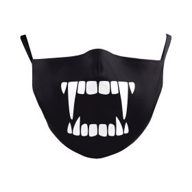 Halloween Double-layer Ear Washing Creative Digital Printing Mask (Option: B178 265-Adult Average Size)