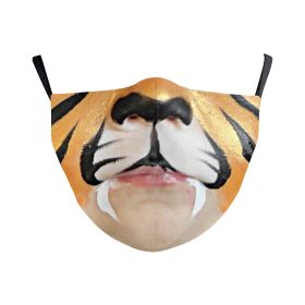 Wansheng Face Animal Digital Printing Double-layer Dust Mask (Option: B178 292-Adult Average Size)