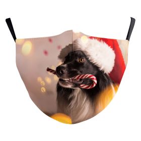 Christmas Snowflake Digital Printing Double-layer Dust Mask (Option: B178 1144-Adult Average Size)