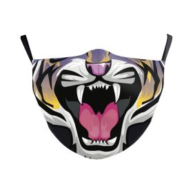 Wansheng Face Animal Digital Printing Double-layer Dust Mask (Option: B178 300-Adult Average Size)