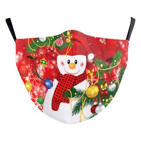 Christmas Funny Digital Printing Double-layer Dust Mask (Option: B178 1125-Adult Average Size)