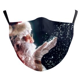 Christmas Funny Digital Printing Double-layer Dust Mask (Option: B178 1111-Adult Average Size)