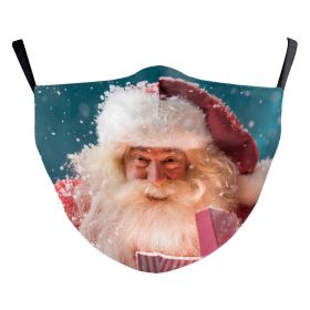 Christmas Funny Digital Printing Double-layer Dust Mask (Option: B178 1112-Adult Average Size)