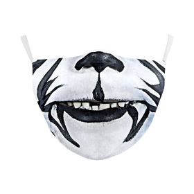 Wansheng Face Animal Digital Printing Double-layer Dust Mask (Option: B178 291-Adult Average Size)