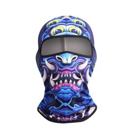 Spring And Summer Outdoor Motorcycle Full Face Windproof Dust Bib Men And Women (Option: 8style)